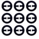 thumbnail image 1 of Clips para correas de sujetador, elásticos, ajustables y antideslizantes, 1 of 5