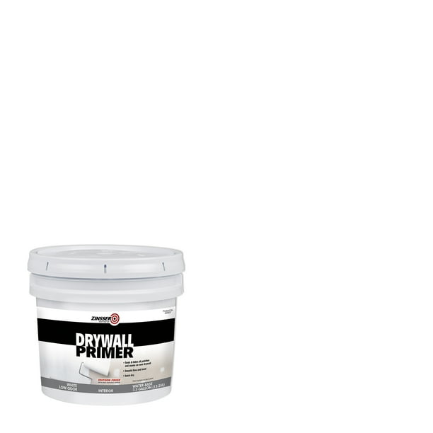 White, Zinsser Drywall Primer Flat343637, 3.5 Gallon
