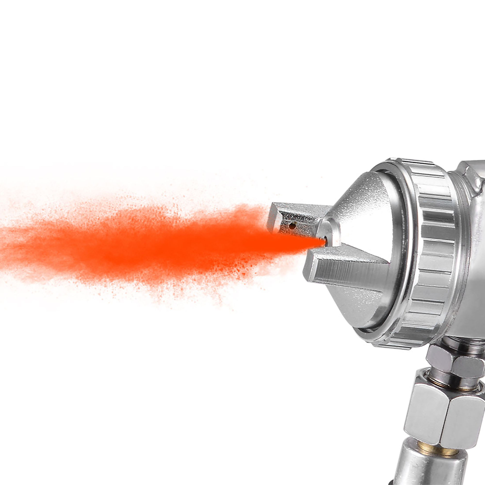 Spray Gun 2mm Nozzle with 1000cc Cup HVLP Siphon Feed Paint Tool Kit  Aluminium Alloy 