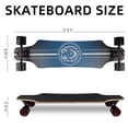 thumbnail image 5 of T&X 31" Beginner Longboard - 8-Ply Maple, ABEC-9 Bearings, T-Tool Included, 5 of 8