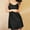 Black, variant on Summer Backless Satin Slip Dress Sexy Loungewear Ice Silk Nightgown Sleeveless Dress