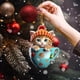 thumbnail image 4 of Uuiauoio 2024 Acrylic Christmas Pendant Ornament with Lanyard for Tree Car Home Holiday Party Decor, 4 of 8
