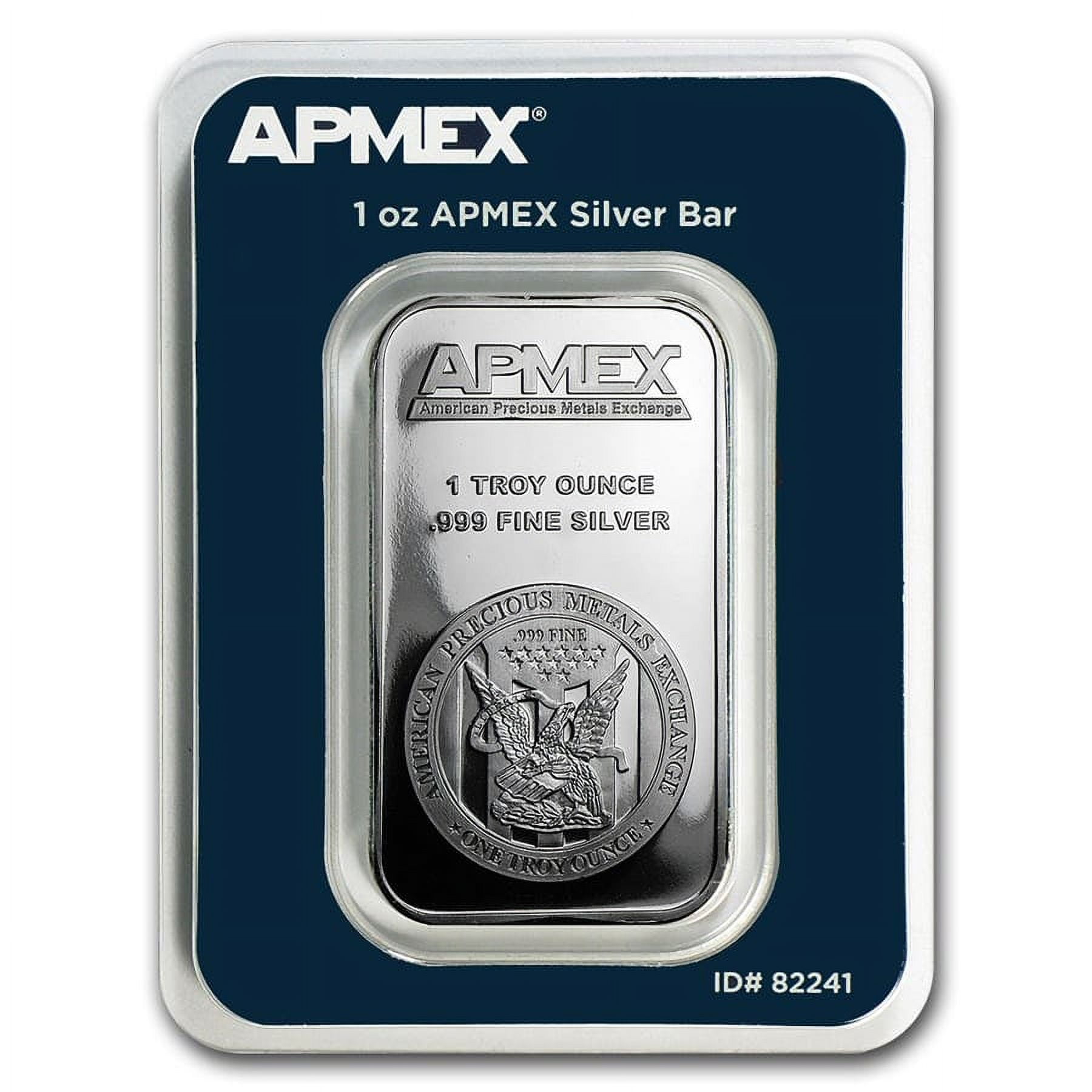 APMEX 10 oz Stackable Silver Bullion Bar - Walmart.com