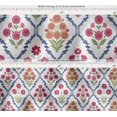 thumbnail image 6 of Soimoi 100% Cotton Canvas Fabric - Floral Print, White | 56" Wide | Sold by 10 Yard | Medium Weight Upholstery Fabric for Home Dcor, Bags & DIY Projects, 6 of 7