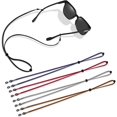 thumbnail image 1 of Lot de 5 Sangles de Lunettes, Support de Lunettes Réglable pour Lunettes de Sport et de Lecture, Corde à Lunettes Unisexe pour Hommes et Femmes, Multicolore, 1 of 3