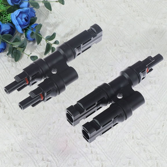 SWETRACE 1Pcs Branch Connectors for Solar Panel Series Wiring with Abs Material Waterproof Dustproof Quick Connection
