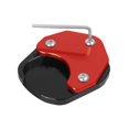 thumbnail image 5 of jiaping Motorcycle Side Stand Foot Enlarger Hot Pavement Anti Sinking Extension Enlarger red, 5 of 7