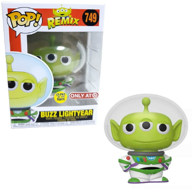 Funko POP! Disney Alien Remix Buzz Lightyear #749 [Glows in the Dark ...