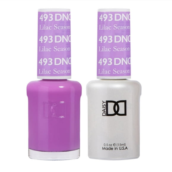 Set de esmaltes de uñas DND Purple Collection 493 Lilac Season 15 ml