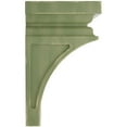 thumbnail image 3 of Ekena Millwork 4"W x 4 3/4"D x 8"H Small Nevio Wood Vintage Decor Corbel, Restoration Green, 3 of 6
