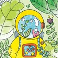 thumbnail image 1 of Papel de pintura de arte DIY, papel de acuarela duradero, seguro para regalos de niños (verde) Ehuebsd libre de BPA, 1 of 8