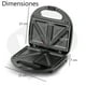thumbnail image 2 of Sandwichera Electrica YOU Doble Placa Antiadherente 850w 110V, 2 of 5