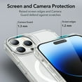 thumbnail image 3 of ESR Kickstand Case with HaloLock Compatible with iPhone 14 Case and iPhone 13, with adjustable Camera Guard kickstand, Military-Grade Protection, Clear, 3 of 7