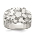 thumbnail image 1 of 925 Sterling Silver Mens Nugget Ring Man   For Dad Mens  For Him, 1 of 6