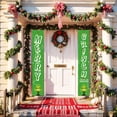 thumbnail image 5 of 2 Pcs Christmas Door Banner, Green Monster Hanging Decoration for Wall Front Door Home Yard Garage Indoor Outdoor Decor 2024 D, 5 of 6