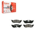 thumbnail image 1 of SIM Front Semi-Metallic Disc Brake Pads SIM-529 for Car 1991-1996 Dodge Dakota RWD, 1 of 8
