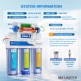 thumbnail image 2 of 6-stage 50 GPD Dual Output, for dental autoclave machine, Reef Aquarium & Drinking Reverse Osmosis Water System RO/DI, 2 of 6