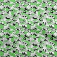 thumbnail image 1 of oneOone Georgette Viscose Pear Green Fabric Abstracts Craft Projects Decor Fabric Printed By The Yard 42 Inch Wide, 1 of 5