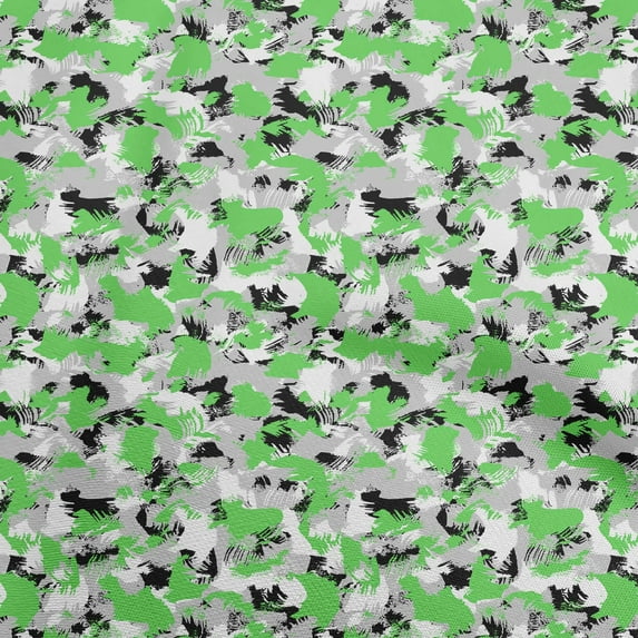 oneOone Viscose Chiffon Pear Green Fabric Abstracts Dress Material Fabric Print Fabric By The Yard 42 Inch Wide