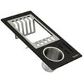 thumbnail image 1 of Ruvati USA RVA1542BWC Black Composite Dish Plate & Silverware Caddy Drying Rack for Workstation Sinks, 1 of 1