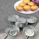 thumbnail image 2 of 10x Small Aluminum Silver Pastry Molds, 2 of 5