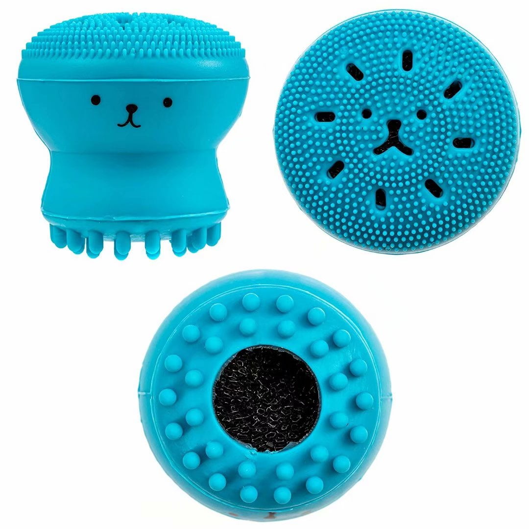 Jellyfish Silicon Brush 3 PACK Exfoliating Face Brush Silicon