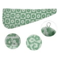 thumbnail image 3 of Unique Bargains 1 Pc Women Soft Checkered Flowers Hair Towel for Bathroom Vacation Travel Green Coral Velvet, 3 of 3
