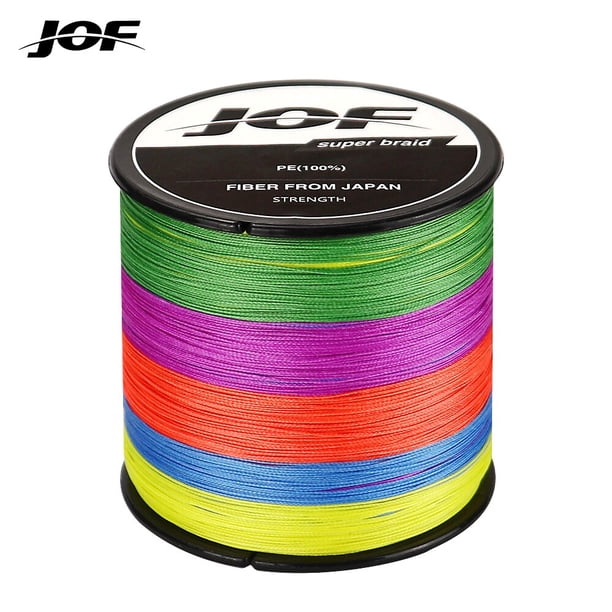 JOF 4 hilos de hilo de pescar trenzado multifilamento 300M 500M 1000M pesca de carpa alambre trenzado japonés accesorios de pesca línea Pe Tan Jianjun unisex