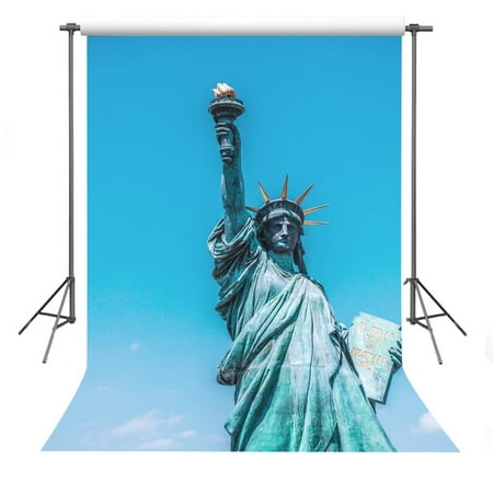 Image of MOHome 5x7ft Statue of Liberty Photography Backdrop Studio Photo Shooting Props