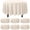 Beige Round-6pcs, variant on 6pcs 84inch Beige Tablecloths For Round Tables Disposable Plastic Table Cloth Waterproof Cream Cover Birthdays Weddings Anniversary Party Decorations