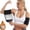 Silver, variant on Arm Sweat Sleeves Body Shaping Arm Compression Wraps Heat Trapping Workout Arm Trainer, Muscle Support Sweat Enhancing Arm Shaper, for Gym Training Weightlifting Running Fitness