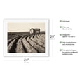 thumbnail image 2 of Tractored Out - Childress County, Texas - Vintage B&W Photograph by Dorothea Lange c.1938 - Fine Art Rolled Canvas Print 16in x 20in, 2 of 4