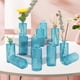 thumbnail image 4 of 12 jarrones de cristal decorativos para flores, portátiles, para bodas Azul cielo, 4 of 9