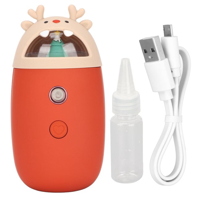 Humidificador Calentador De Manos 2 En 1 Combo Recargable 8000mAh Calentador De Manos Electrónico Banco De Energía MóvilRojo