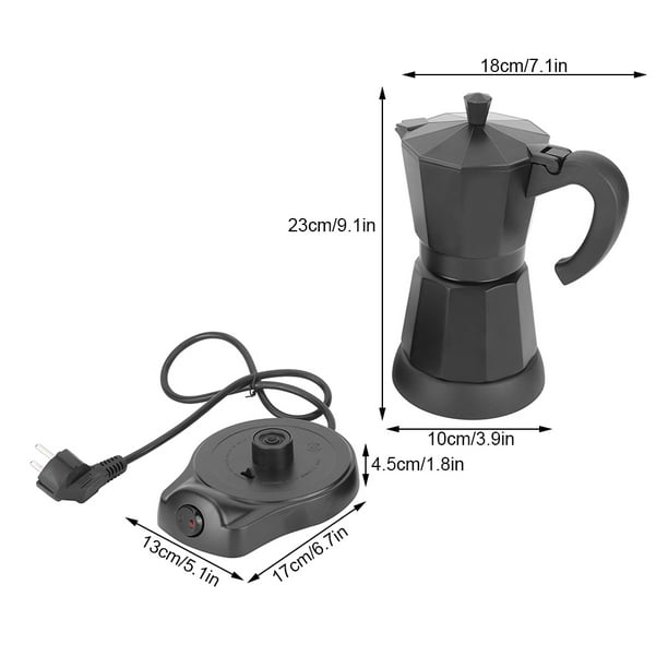 Coffee Pot, Moka Pot Italian Coffee Maker 3 Cup Stovetop Espresso Maker For  Gas Or Electric Ceramic Stovetop Camping Manual Cuban Coffee Percolator For  Cappuccino Or Latte - Temu