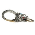 thumbnail image 1 of KAKOWELY 1 Pc Key Buckle Dragon-head Key Chain Key Clasp Waist Buckle Retro Key Holder,2.66"X0.94"X0.59", 1 of 4