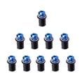 thumbnail image 1 of pitrice Universal 10PCS Motorcycle CNC Windscreen Windshield Bolts Screw Nut Fastener Kit Motorbike Mounting Nuts Automobile, 1 of 4