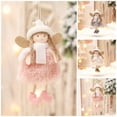 thumbnail image 2 of Decoración navideña para el hogar, ángel de Navidad, colgante, adornos navideños, accesorio para árbol de Navidad, regalos de Navidad para Año Nuevo, Navidad, 2 of 5