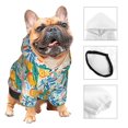 thumbnail image 3 of Fotbe Colorful Fruits Sudadera con Estampado para Perros Pequeños – Suéter con Capucha para Mascotas, Tela Suave de Forro Polar con Bolsillo-X-Small, 3 of 7