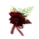 thumbnail image 4 of Broche de flores artificiales para novio con ramillete de boutonniere de rosa con alfiler y clip borgoña, 4 of 5
