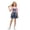 Pink, variant on Shadoumai Girls Embroidered Short Sleeve Top Denim Shorts Summer Outfit Bow Cute Details Casual Playful Ensemble For Toddler Kid Back to School Outfits