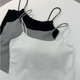 thumbnail image 3 of Womens2025ï¼Women's Cami with Built-in Shelf Bra, Stretch Cotton Camisole, Adjustable Straps, 3 of 4