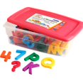 thumbnail image 1 of Educational Insights, Multicolored Jumbo AlphaMagnets & MathMagnets, juego de 100 letras may&uacute;sculas, min&uacute;sculas, n&uacute;meros y s&iacute;mbolos matem&am Educational Insights NA, 1 of 5
