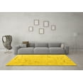 thumbnail image 3 of Ahgly Company Machine Washable Indoor Rectangle Oriental Yellow Traditional Area Rugs, 4' x 6', 3 of 4