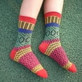thumbnail image 3 of Fraobbg 5 Pairs Womens Warm Socks Winter Thick Knitted Wool Crew Casual Socks Gift 5-9, 3 of 6