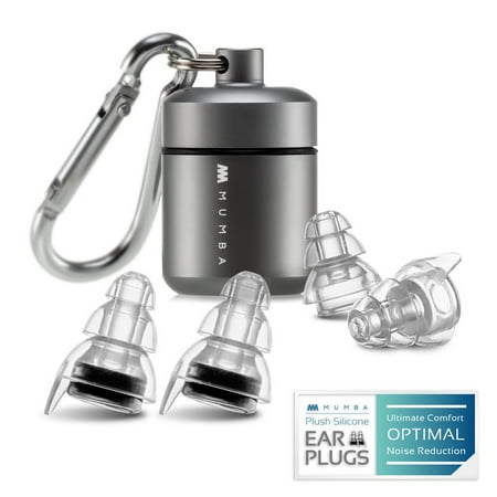 

High Fidelity Concert Earplugs Reusable Musicians Ear Plugs 24dB Advanced Filter Technology Ear Protection for Music Festivals DJs Musicians(Black)