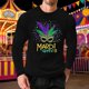 thumbnail image 2 of Mens Casual Camisetas Carnaval Impreso Suelto Elástico de Manga Larga Cuello Redondo Suéter, Gimnasio Hogar Desgaste Superior, 2 of 5