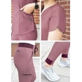 thumbnail image 5 of Adar Pro Modern Athletic Scrub Set For Women - Modern V-Neck Scrub Top & Yoga Jogger Scrub Pants, 5 of 7
