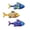 1 Set, variant on Dserhfy 3 Pcs Wooden Fish Wall Art​ Beach Nautical Coastal Theme Fish Wall Sculpture Rustic Lake House Hanging Decor for Linving Room Bedroom Home Decoration