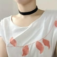 thumbnail image 3 of K-KED Adjustable Black Vintage Velvet Ribbon Choker Gothic Retro Punk Necklace Jewelry-3cm, 3 of 9